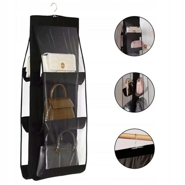 B9_tds0297_Organizer na torebki CZARNA