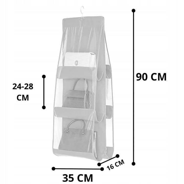 B9_tds0297_Organizer na torebki CZARNA