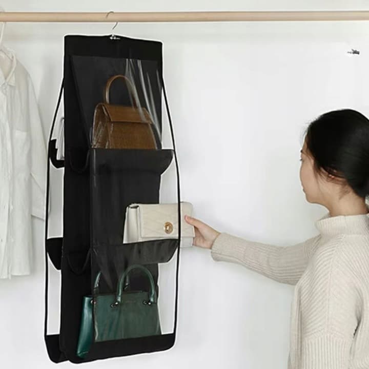 B9_tds0297_Organizer na torebki CZARNA