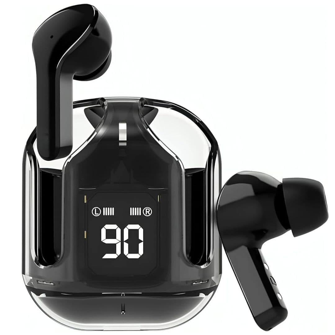 A14_tds0859_Czarne douszne słuchawki BlackPods