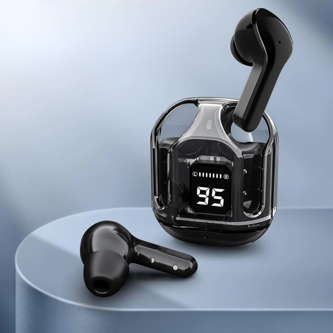 A14_tds0859_Czarne douszne słuchawki BlackPods